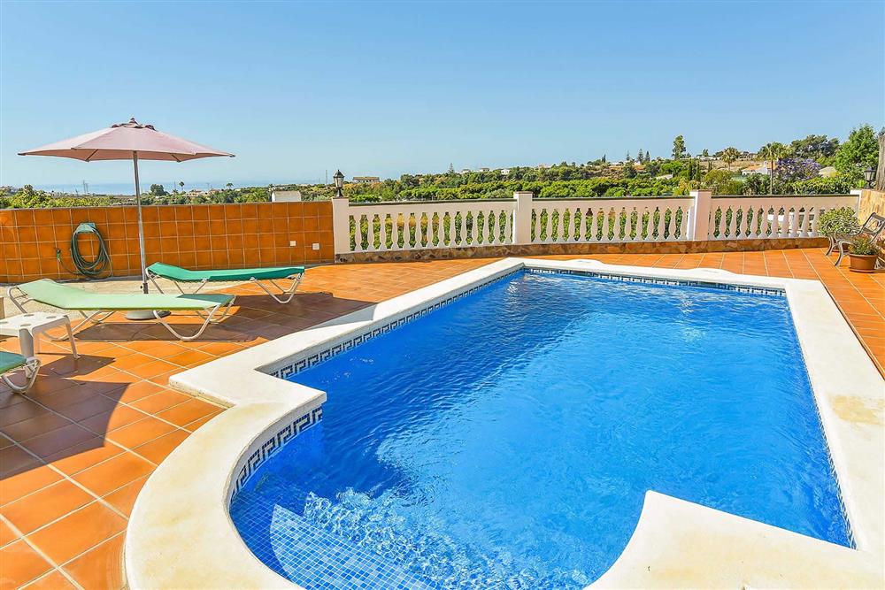 Pool, sunloungers (photo 2) at Villa Serymar, Nerja, Andalucia