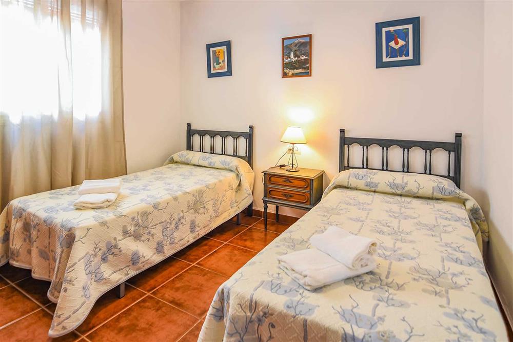 Twin bedroom at Villa Serymar, Nerja, Andalucia