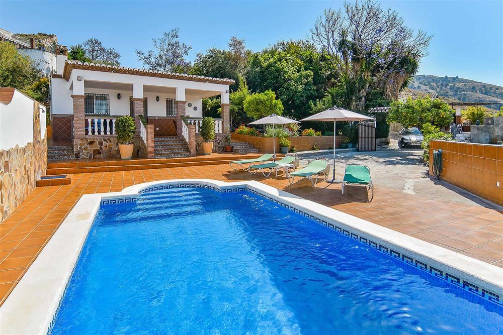 Villa exterior, villa with pool, pool at Villa Serymar, Nerja, Andalucia