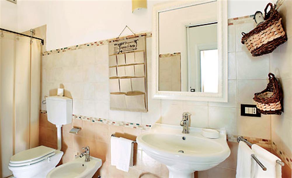 Bathroom at Villa Spiga, Rosolini Sicily, Italy