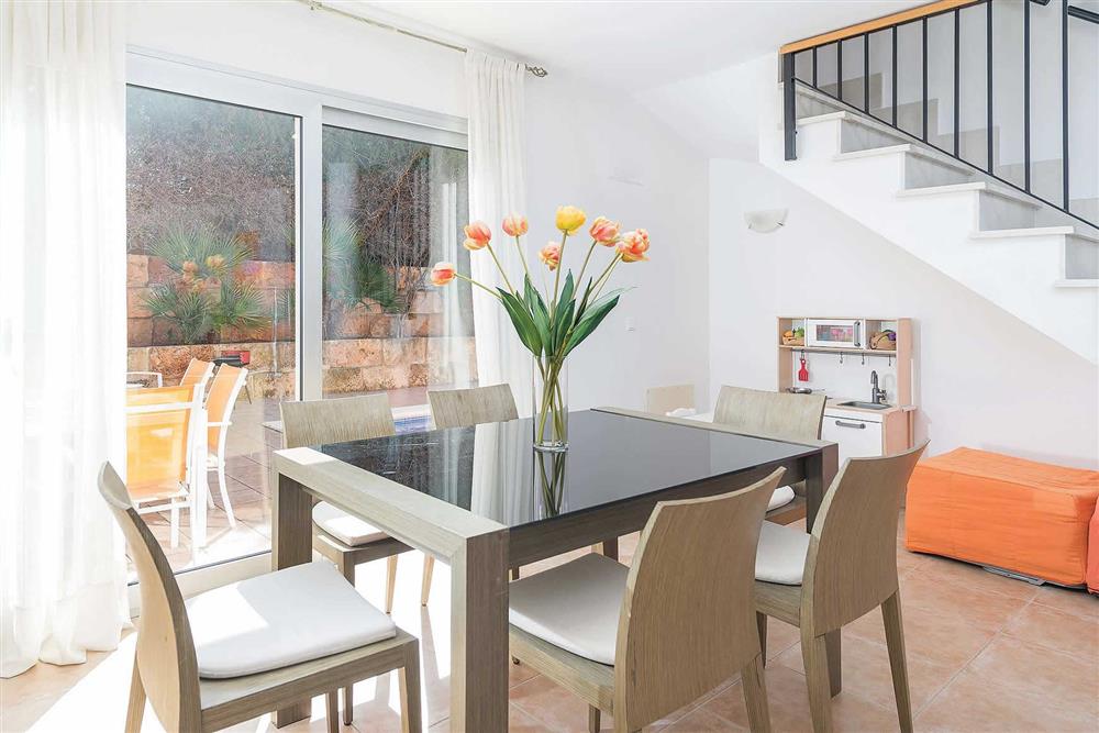 Dining room at Villa Synera, Alcudia, Mallorca