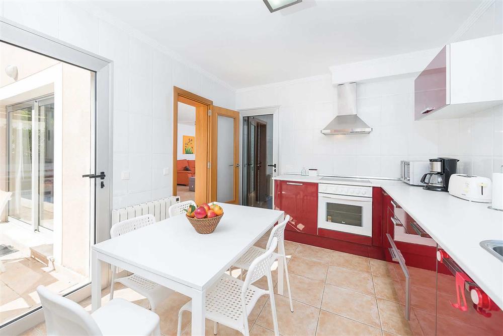 Kitchen/diner at Villa Synera, Alcudia, Mallorca
