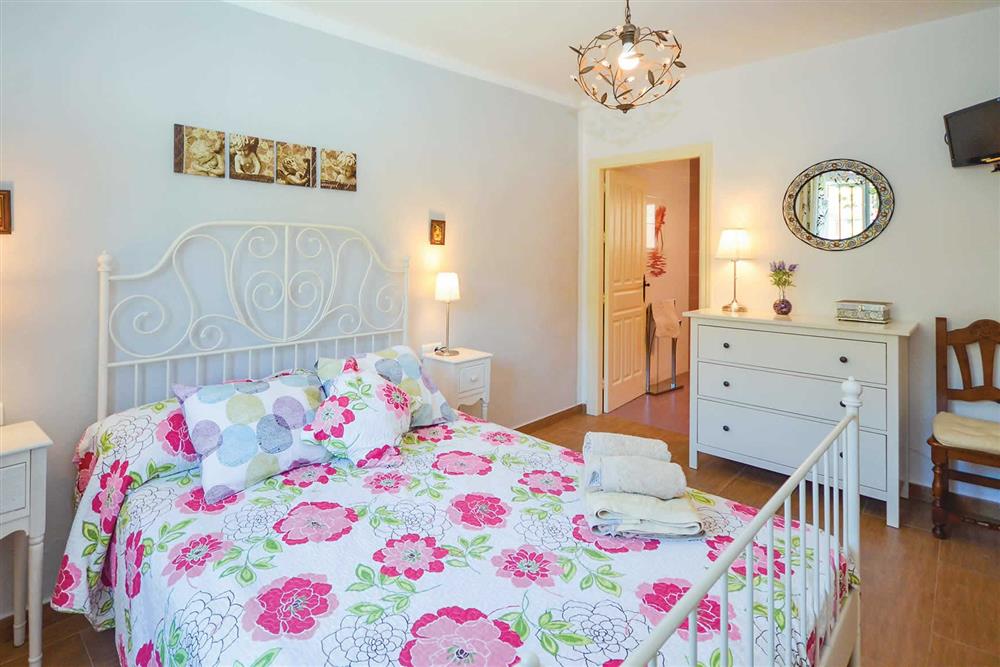 Double bedroom at Villa Tinao, Frigiliana, Andalucia