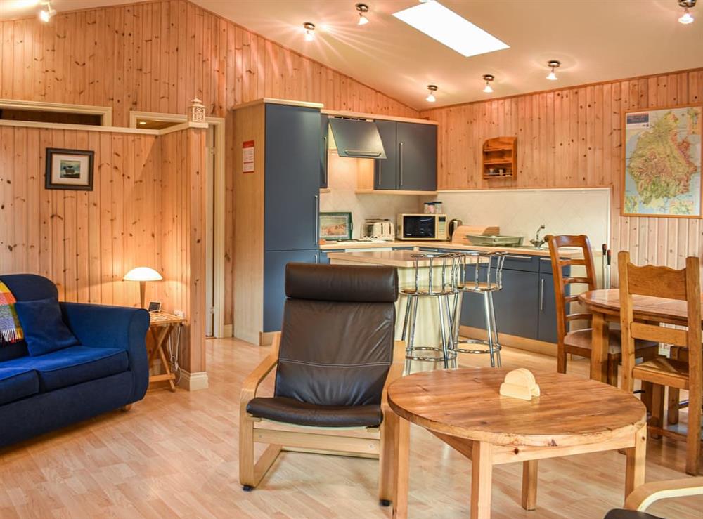 Open plan living space at Villa Villekulla in Yanwath, near Pooley Bridge, Cumbria