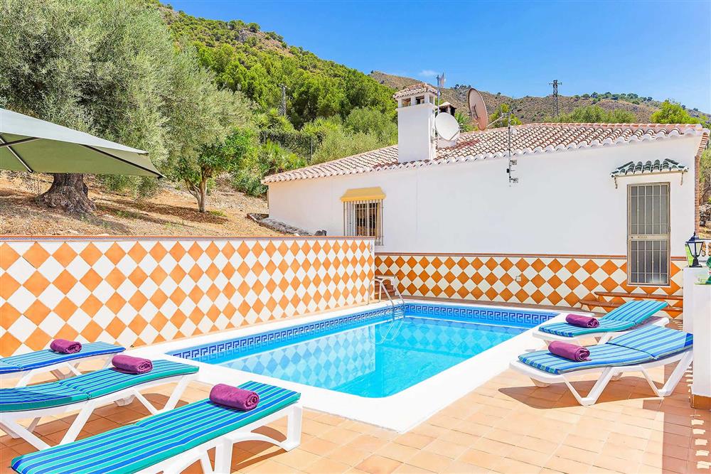 Pool, villa exterior, villa with pool (photo 2) at Villa Vista Azul, Frigiliana, Andalucia
