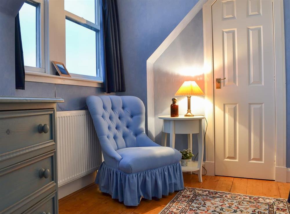 Bedroom with lovely furnishings at Vindolanda in Fearnbeg, near Applecross, Ross-Shire