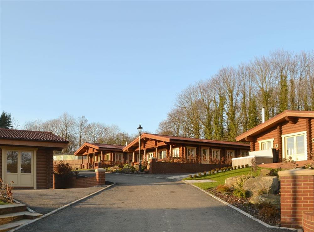Beautiful holiday lodges at Chesters Lodge, 