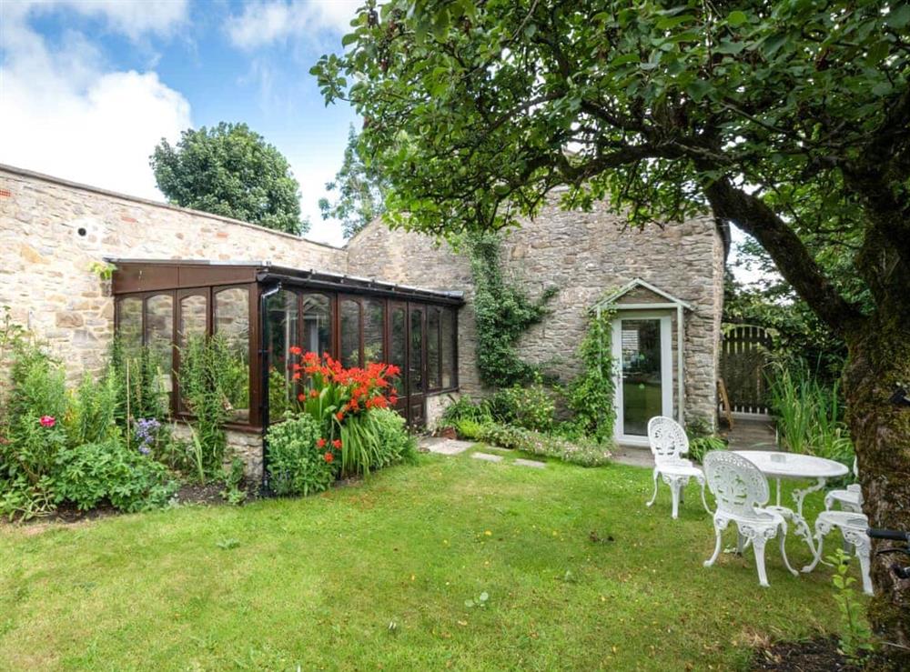 Garden at Vine Barn in Bellerby, near Leyburn, North Yorkshire