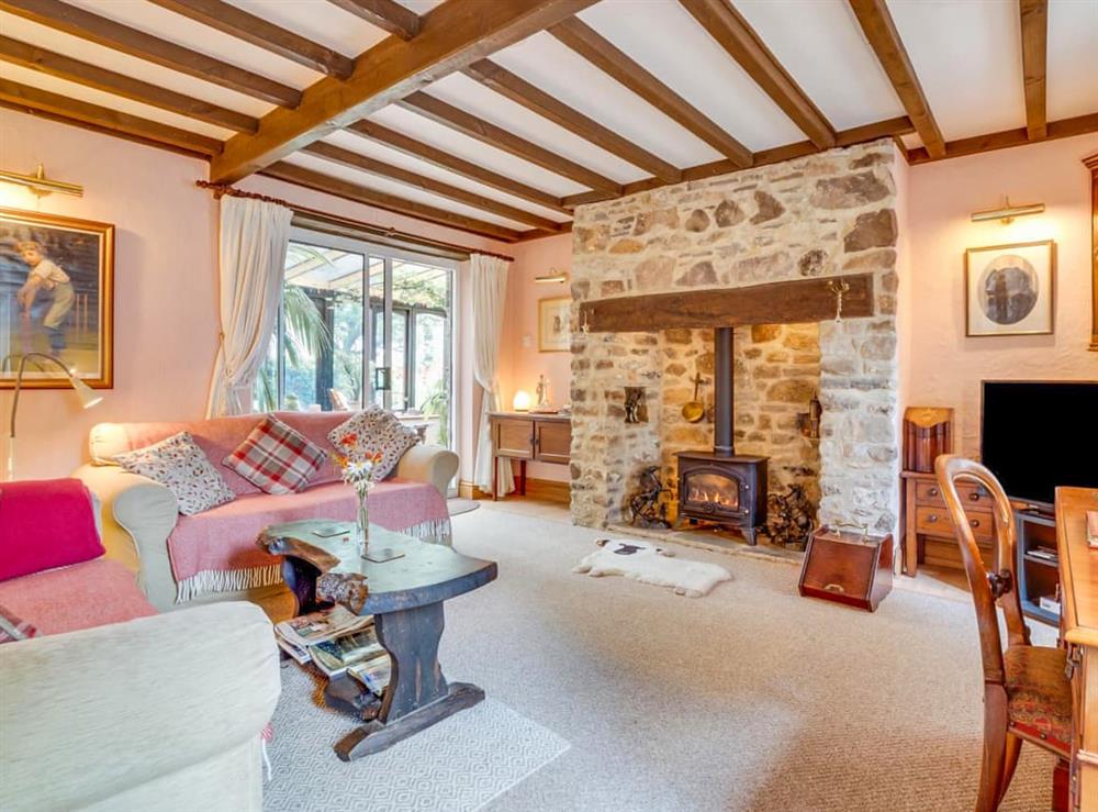 Living area at Vine Barn in Bellerby, near Leyburn, North Yorkshire