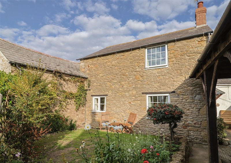Outside at Vine Cottage, Burton Bradstock