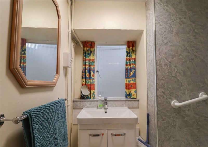 This is the bathroom at Vine Cottage, Burton Bradstock