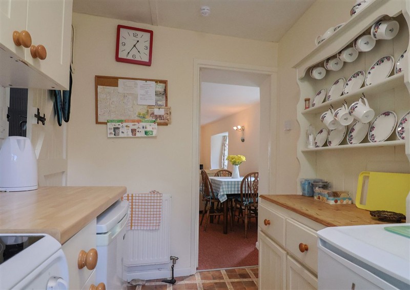 This is the kitchen at Vine Cottage, Burton Bradstock