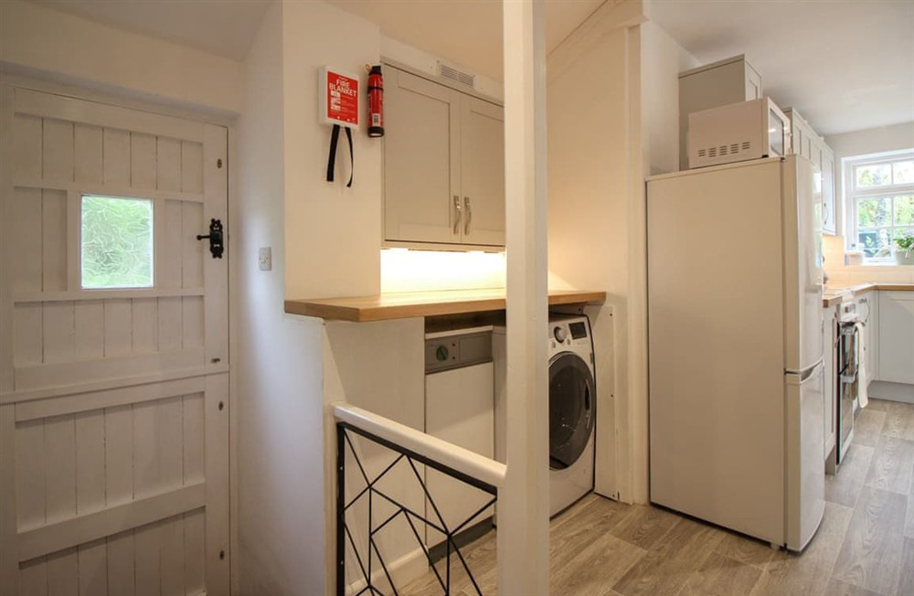 Utility room at Vine Cottage in Helston, Cornwall