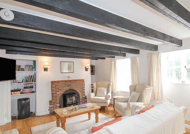 Relax in the living area at Vine Cottage, Swanage