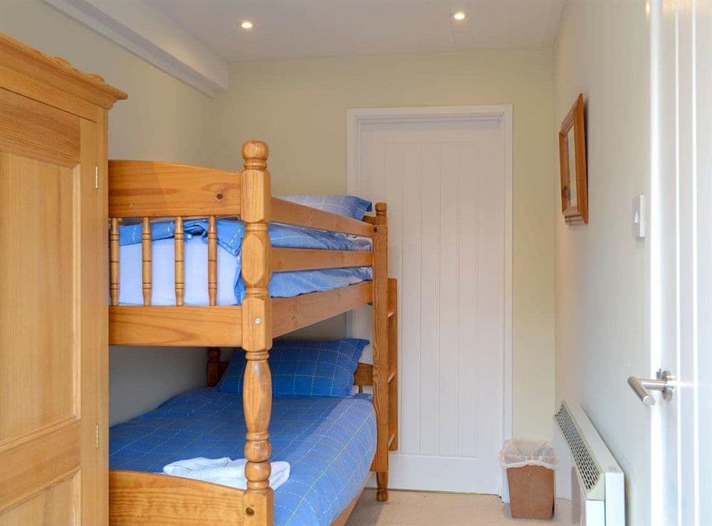 Useful bunk bedroom at Vine Lodge in Bovey Tracey., Devon