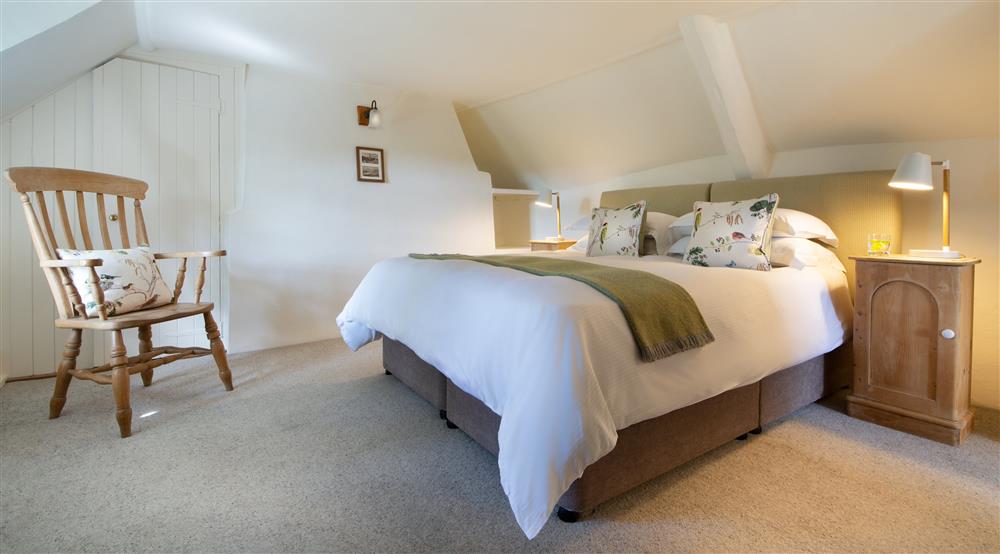 The double bedroom at Vineyard Farm Cottage in Wareham, Dorset