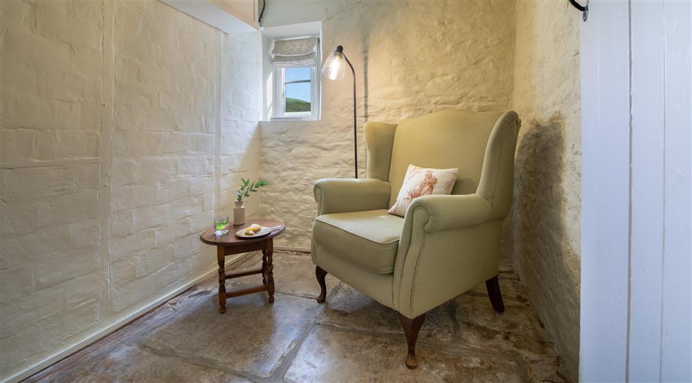 The reading room at Vineyard Farm Cottage in Wareham, Dorset
