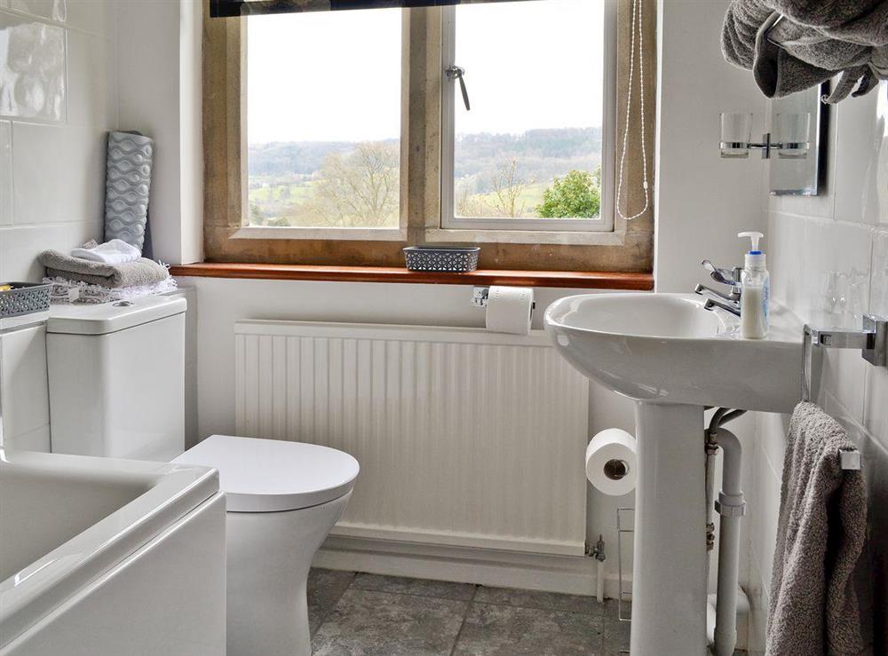 Bathroom at Violet Cottage in Pitchcombe, near Painswick, Gloucestershire