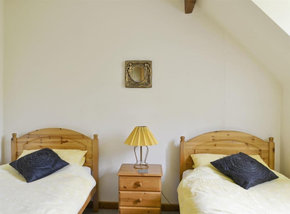 Twin bedroom at Violets in Shipbourne, near Sevenoaks, Kent