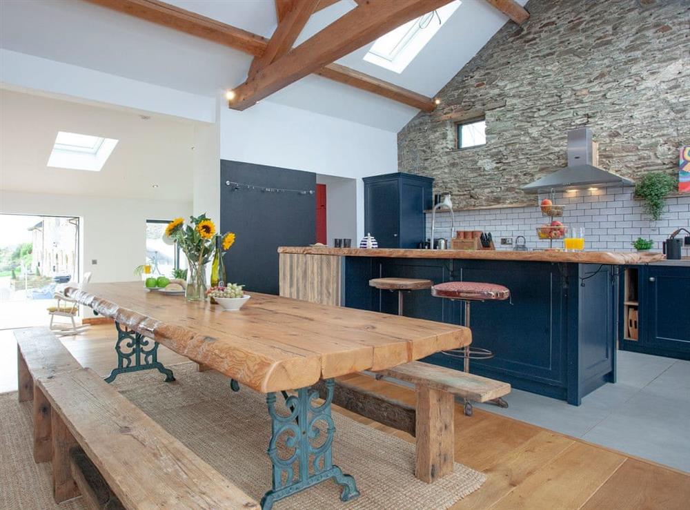 Kitchen at Vredehoek in Blunts, near Saltash, Cornwall