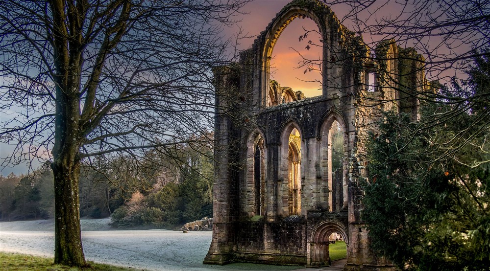 Fountains Abbey, North Yorkshire at Vyner in Ripon, North Yorkshire