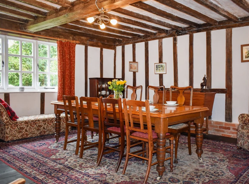 Dining Area at Wade Hall in North Cove, Suffolk