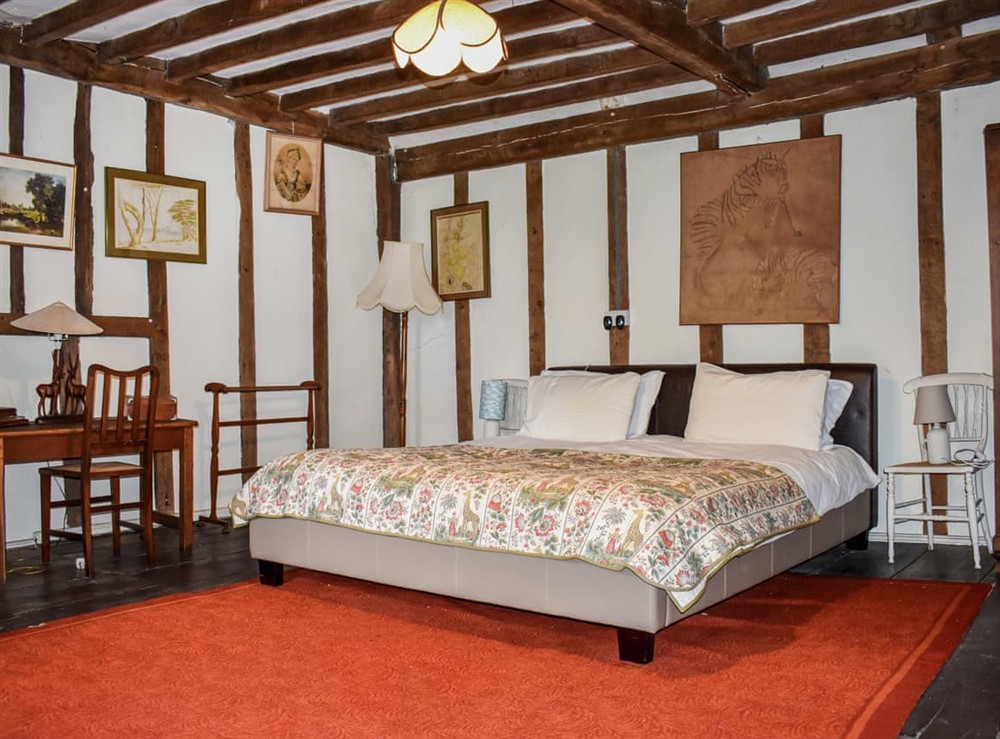 Double bedroom at Wade Hall in North Cove, Suffolk