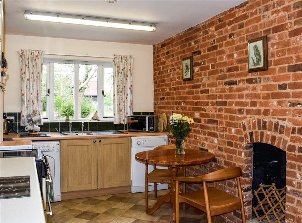 Kitchen at Wade Hall in North Cove, Suffolk