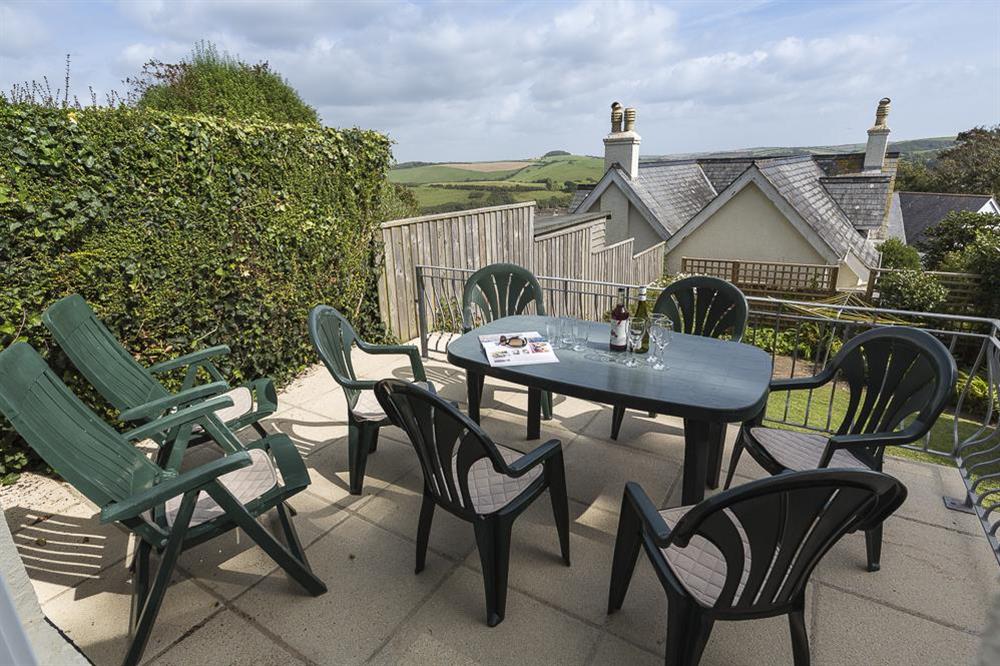 Furnished raised terrace (photo 2) at Waders in Bonaventure Road, Salcombe