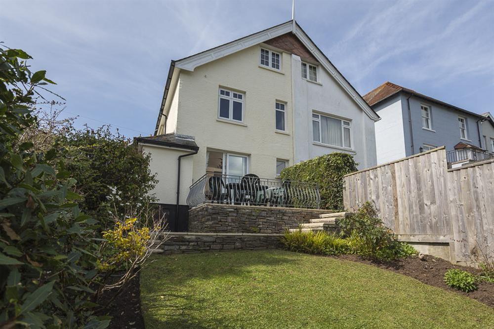Garden to the rear of the property at Waders in Bonaventure Road, Salcombe