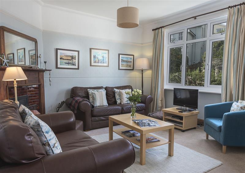 Enjoy the living room at Waders, Salcombe