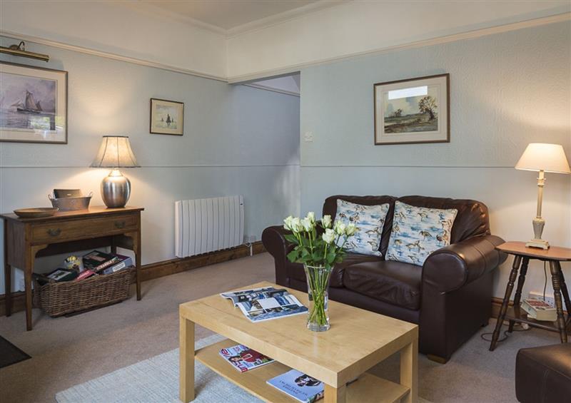 Relax in the living area at Waders, Salcombe