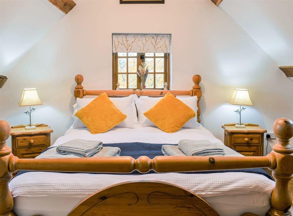 Double bedroom at Waen Farm Cottage in St Asaph, Denbighshire