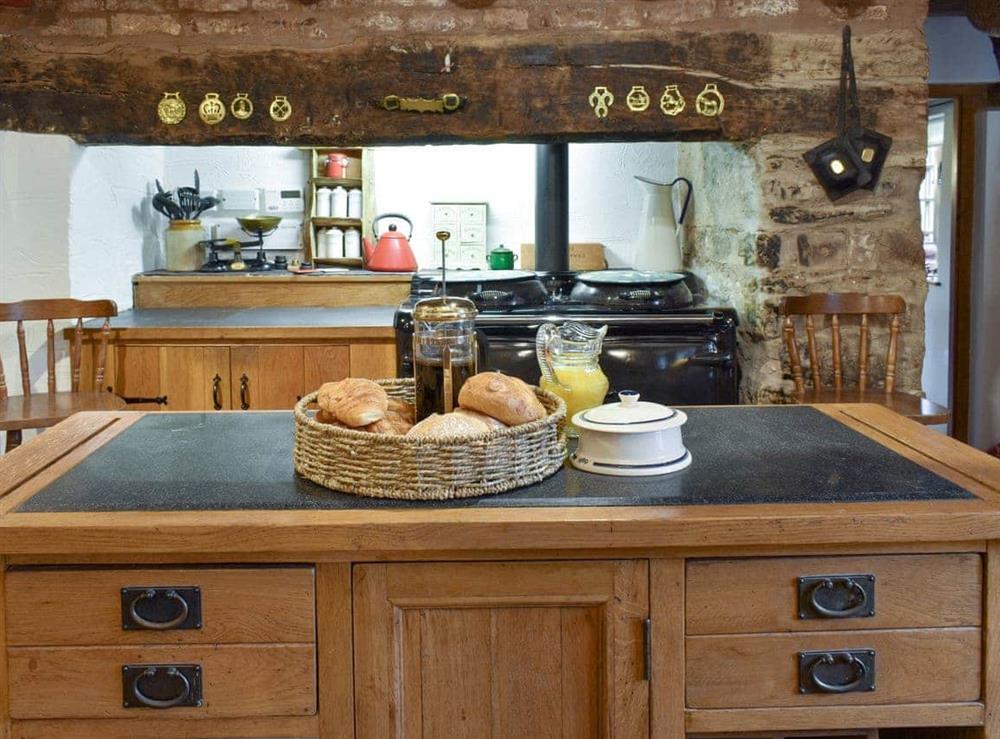Kitchen at Waen Farm Cottage in St Asaph, Denbighshire