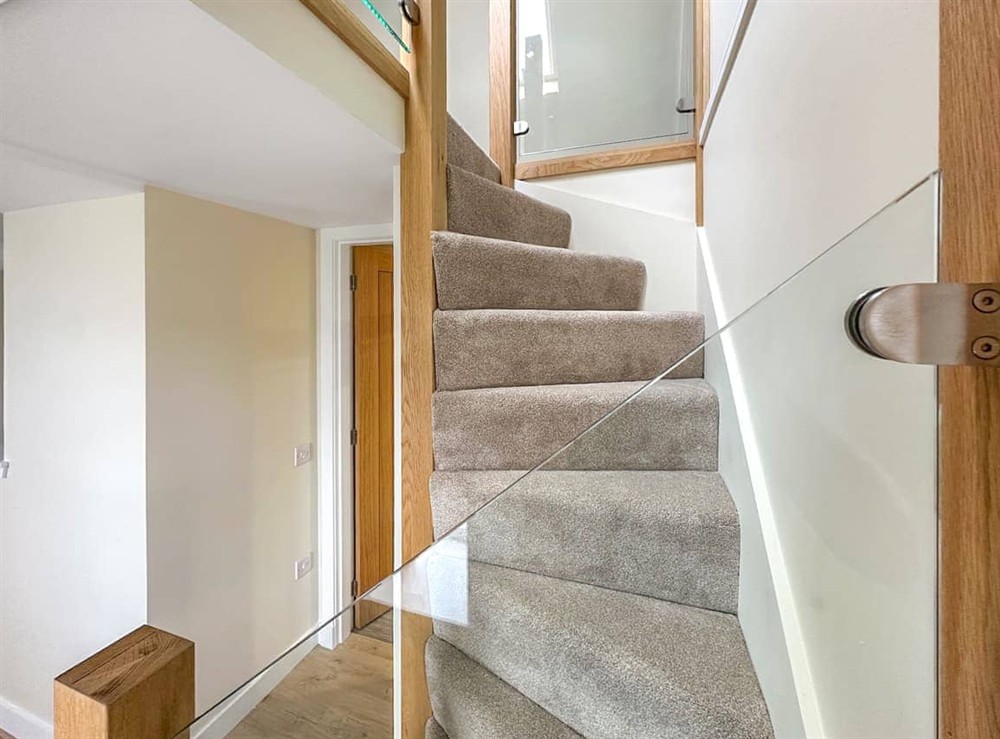 Stairs at Wagglehead Cottage in Aboyne, Aberdeenshire