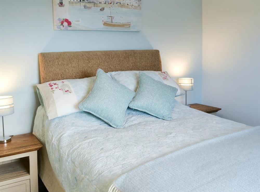 Relaxing double bedroom at Waggy Tails in Seahouses, near Alnwick, Northumberland