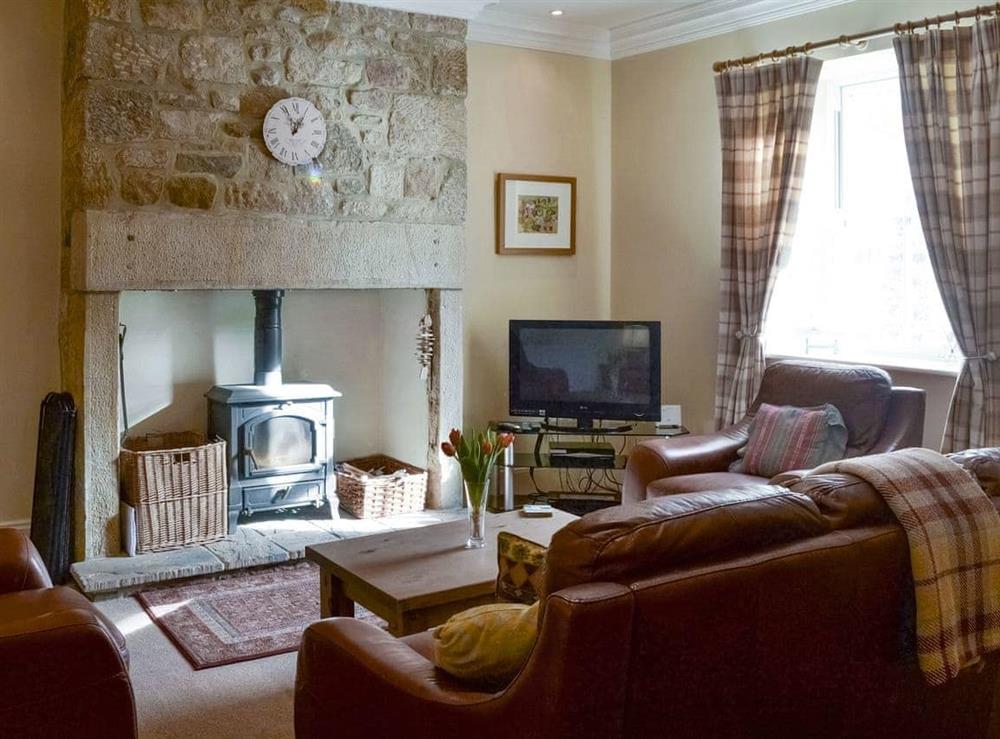 Well-furnished living area at Wagtail Cottage in Lesbury, near Alnwick, Northumberland