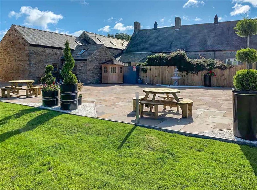 Hot tub at Wagtail Cottage in Rowley, near Consett, Durham