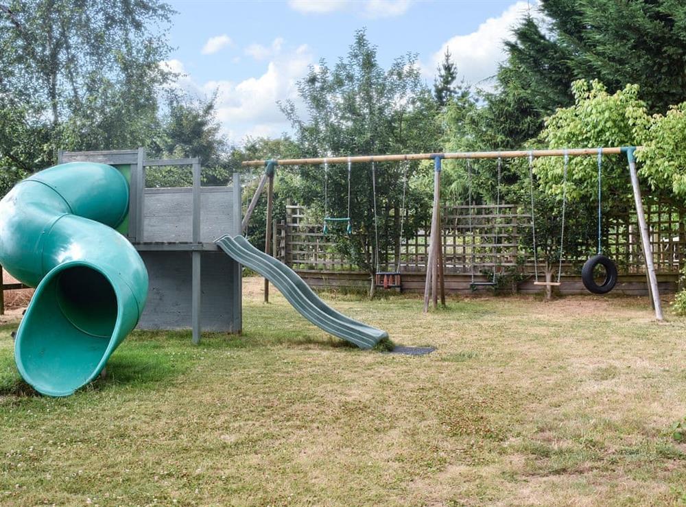 Children’s play area at Wagtails in Langford Budville, near Wellington, Somerset