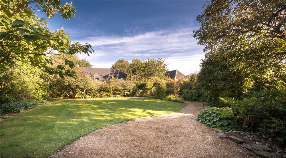 The garden at Wainman House in Wisbech, Cambridgeshire