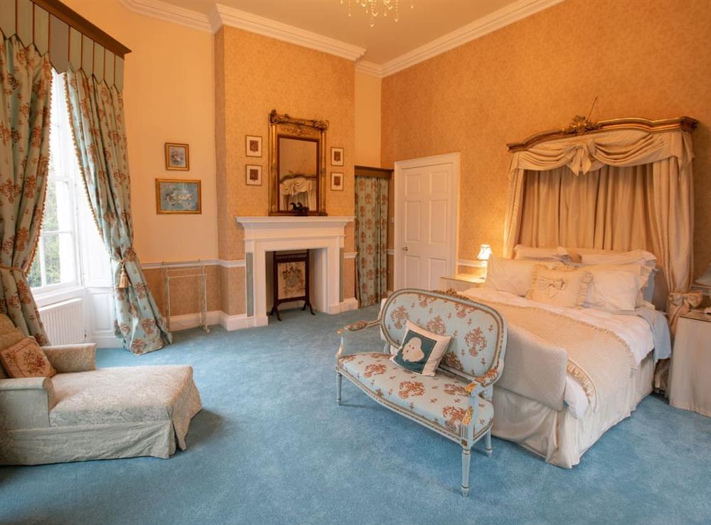 Double bedroom at Walcot Hall in Alkborough, near Scunthorpe, South Humberside