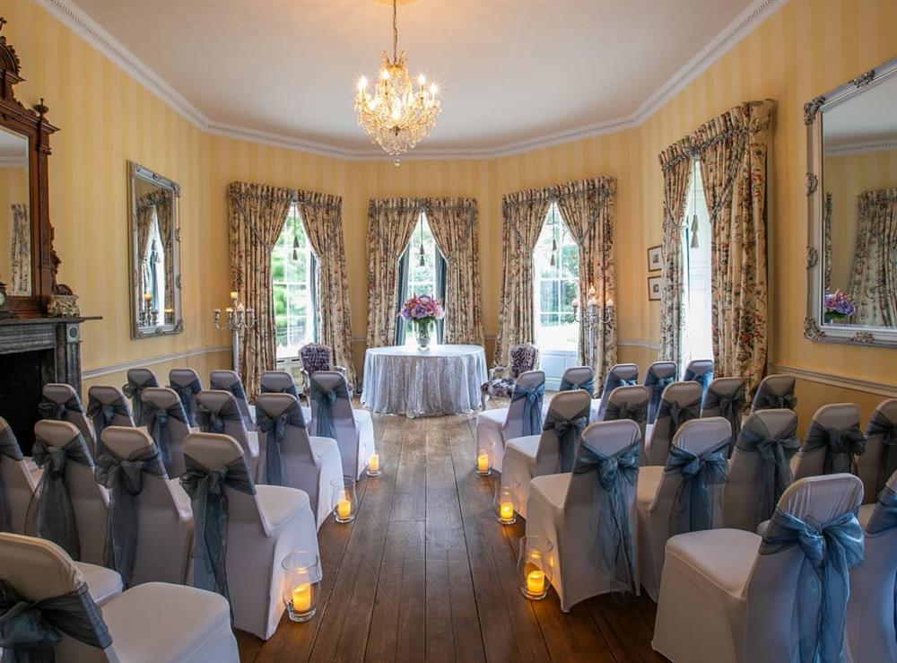 Function room at Walcot Hall in Alkborough, near Scunthorpe, South Humberside