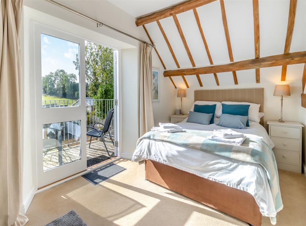 Double bedroom at Walkers Retreat in Clehonger, Herefordshire