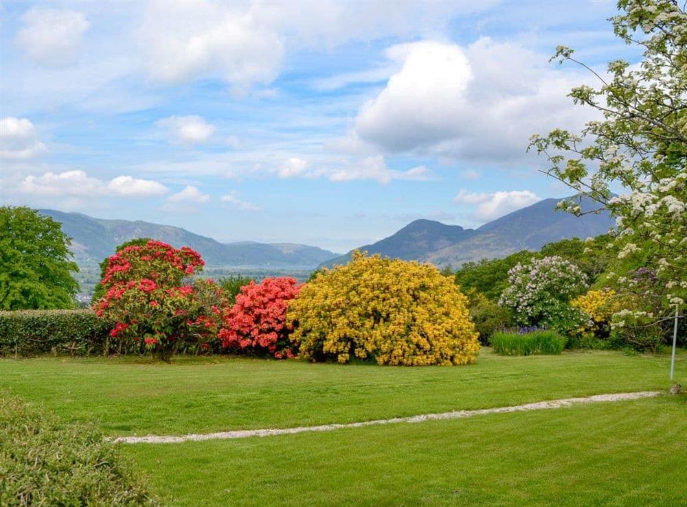 Stunning views from the garden at Walla Yat in Castlerigg, near Keswick, Cumbria