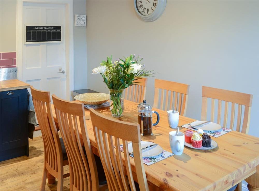 Large farmhouse style dining kitchen at Wallace House in Dornoch, near Tain, Sutherland