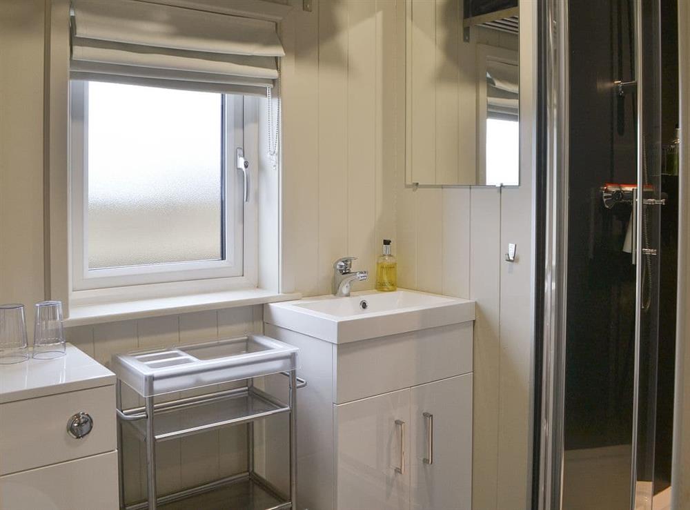 Shower room (photo 2) at Merlins Cabin, 