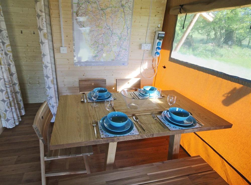 Appealing dining area at Safari Tent, 