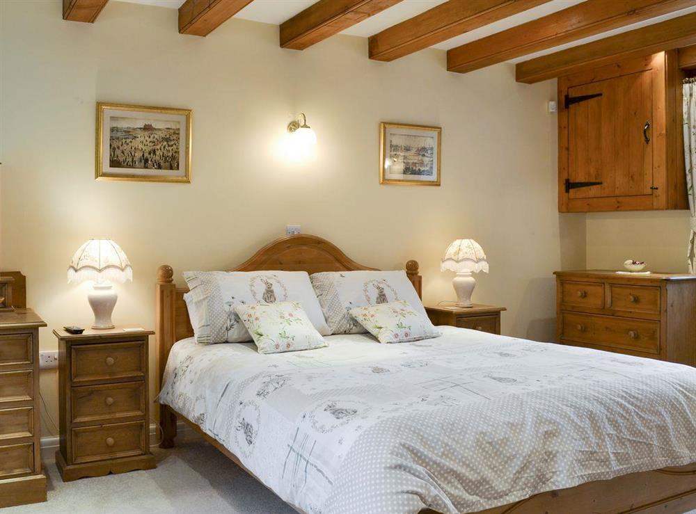 Comfortable master bedroom at Walled Garden Lodge in Camerton, near Hull, North Humberside