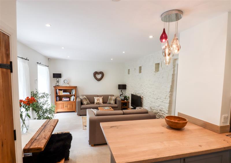 Relax in the living area at Walnut Barn, Nether Heage near Ambergate