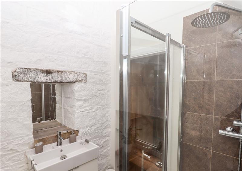 This is the bathroom at Walnut Barn, Nether Heage near Ambergate